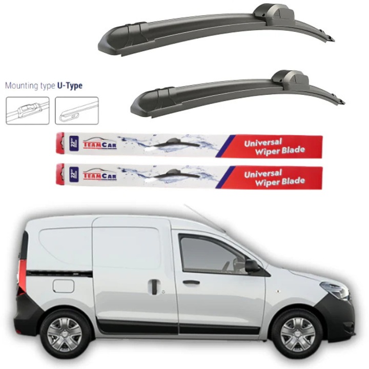 Stergatoare Dacia Dokker VAN 2012 - 2015 – Set fata Flat