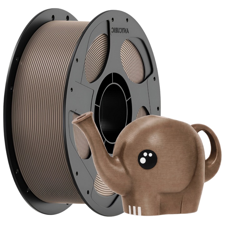 Filament, Anycubic PETG, 1kg, Barna, 3D nyomtatóhoz