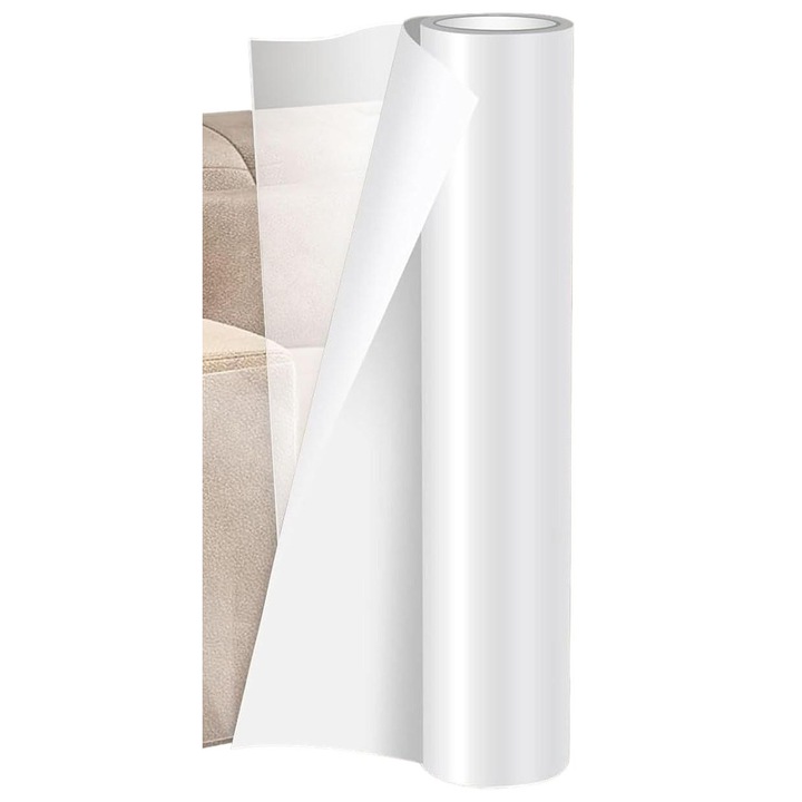 Protector pentru mobilier impotriva zgarieturilor de pisica, MWAOWM, 45x300cm, vinil transparent autoadeziv