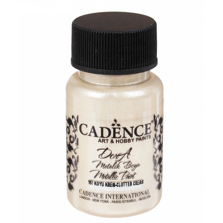 Vopsea acrilică Cadence, 50 ml, metallic, set de 1