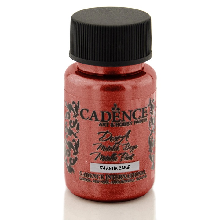 Vopsea acrilică multisuprafețe Cadence, Metallic, 50 ml