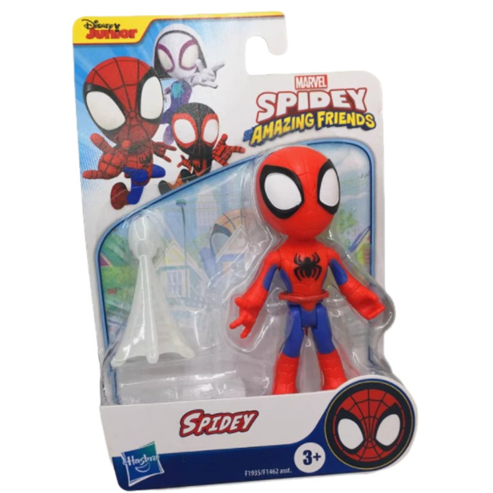 Spidey figura és motor, 10 cm, többszínű