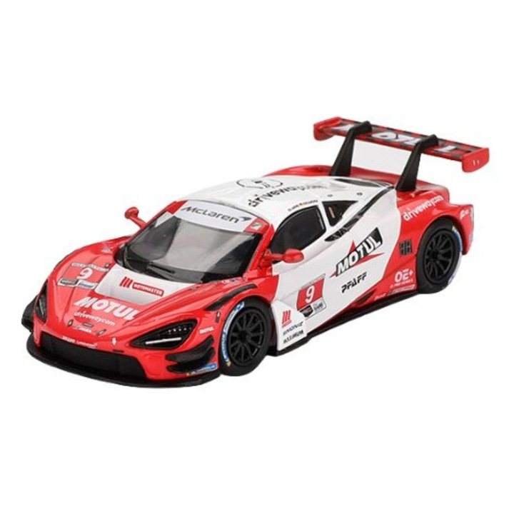 Autómodell Mclaren 720s Gt3 Evo Pfaffmotorsports Laguna Seca 2024 1:64 Mini GT (MGT00993-L)