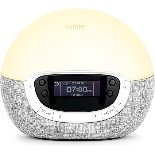 Ceas alarmă cu lumina LUMIE Bodyclock Shine 300, radio, 15 sunete