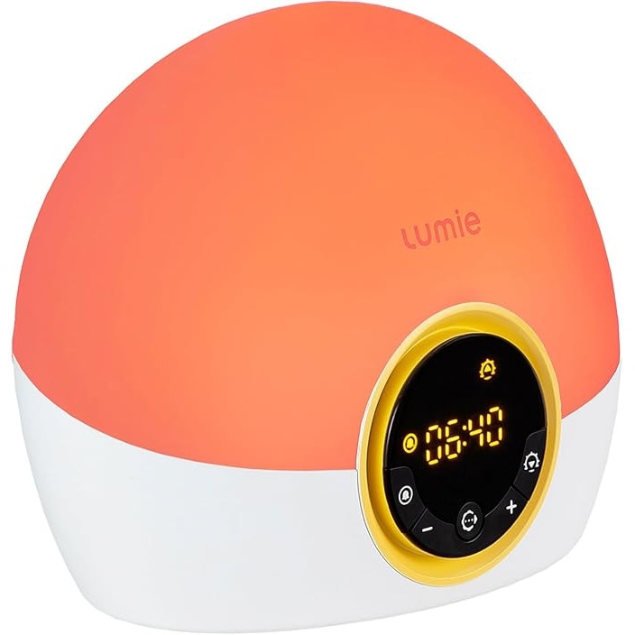 Ceas alarmă Lumie Bodyclock Rise 100, funcție răsărit și apus, alb