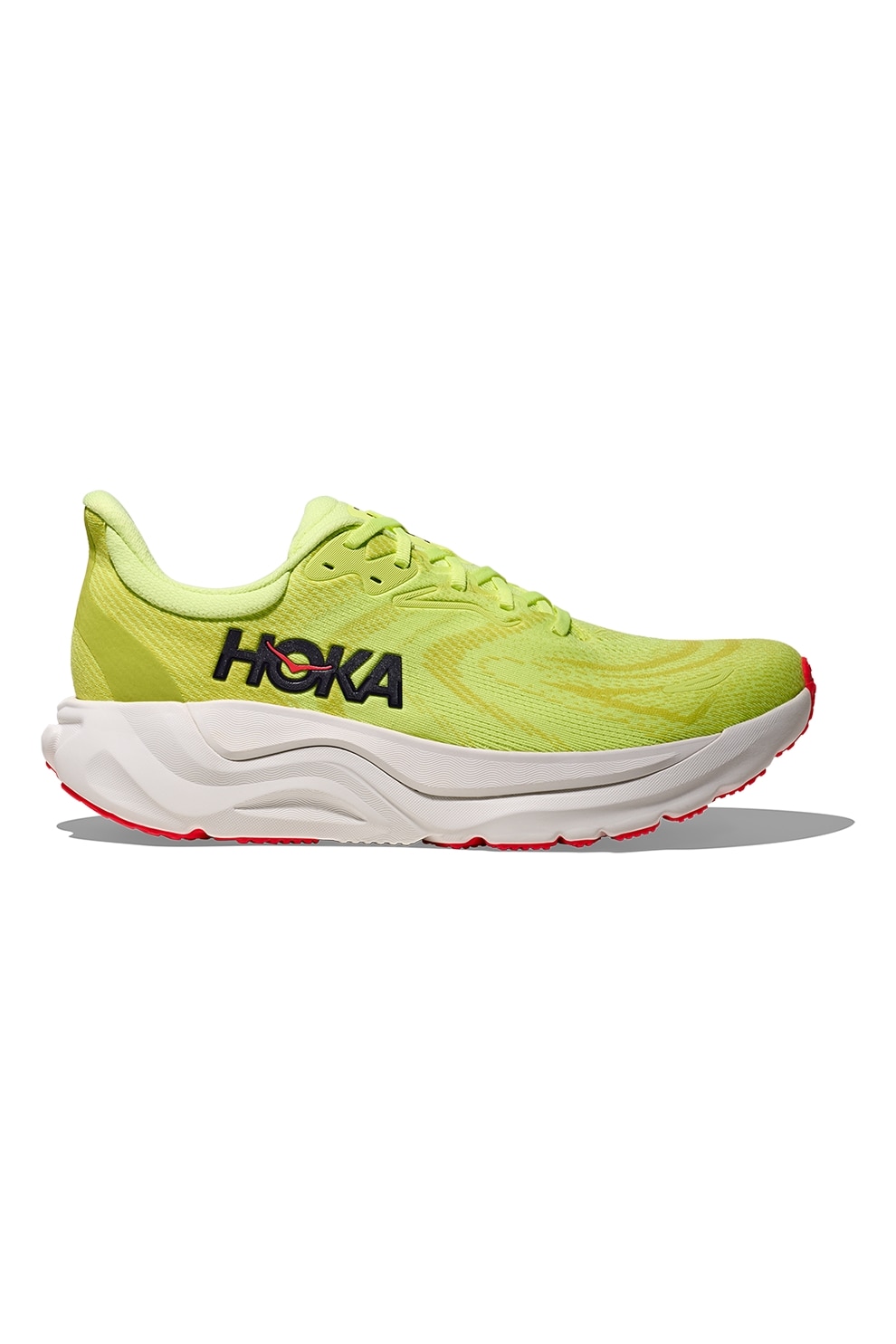 Hoka, Pantofi Arahi 8 cu detalii reflectorizante pentru alergare, Galben neon, 9