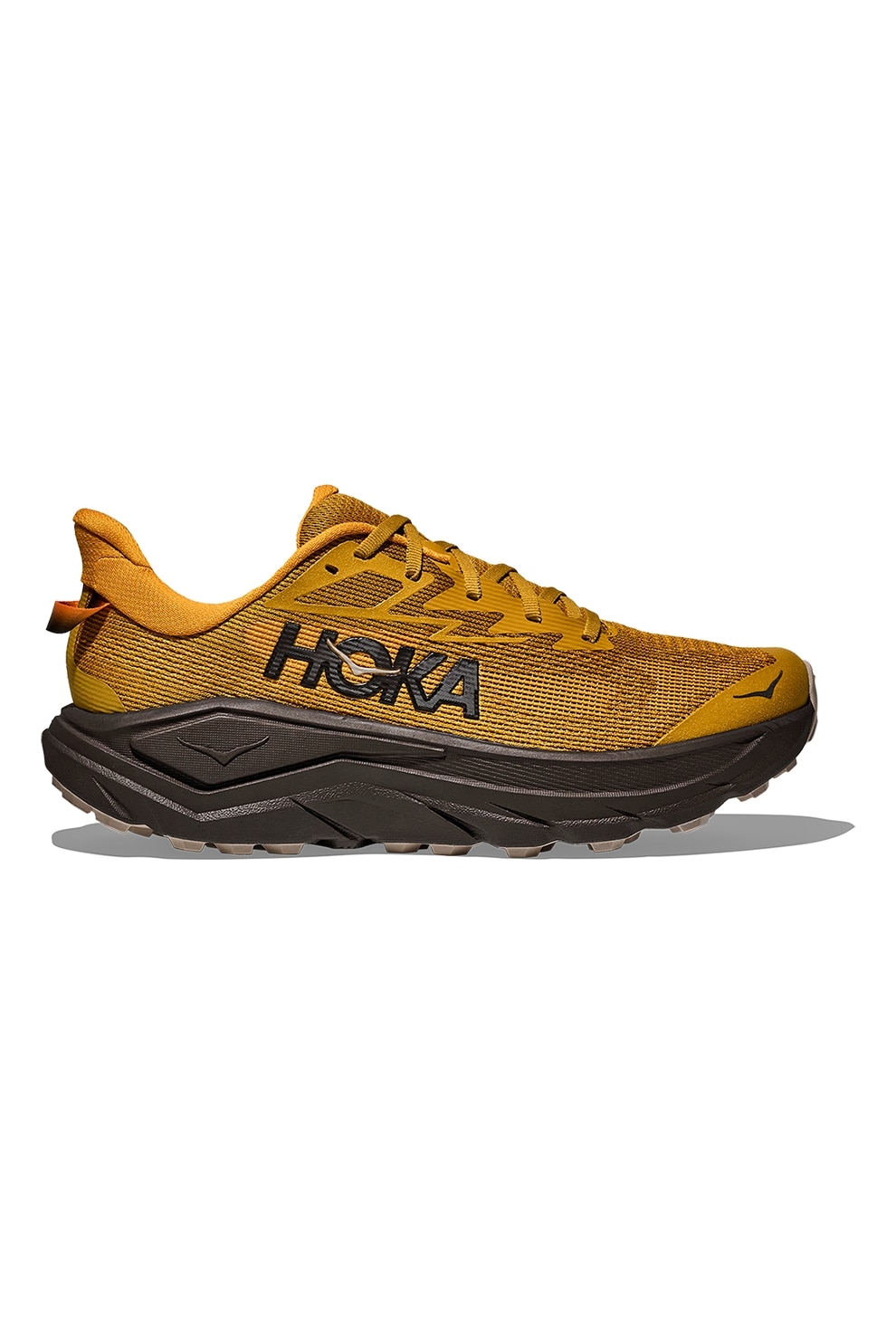 Hoka, Pantofi low-cut Challenger 8 pentru alergare Trail, Ocru, 9.5