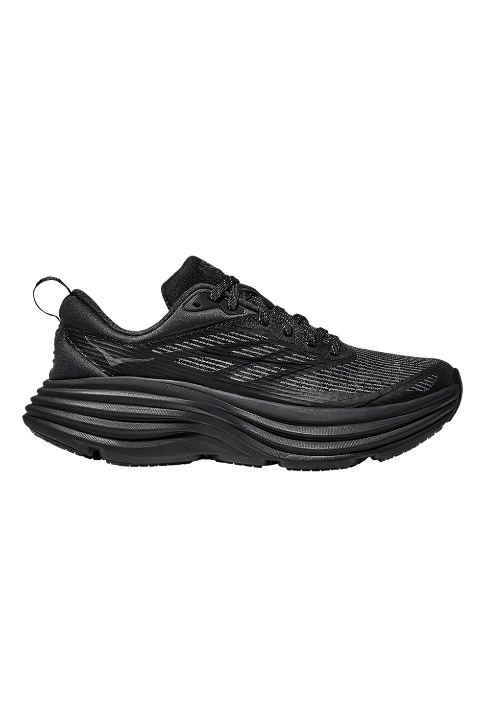 Hoka, Pantofi Bondi 8 TS Caged pentru alergare, Negru, Gri antracit, 9