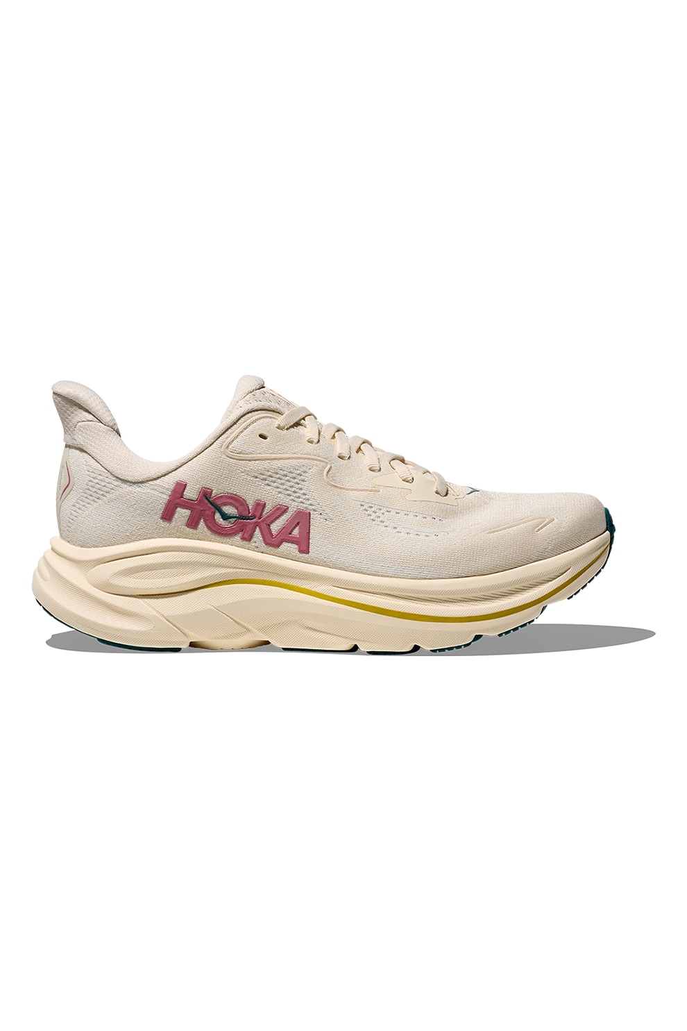 Hoka, Pantofi Clifton 10 cu logo pentru alergare, Negru, Gri, 7.5