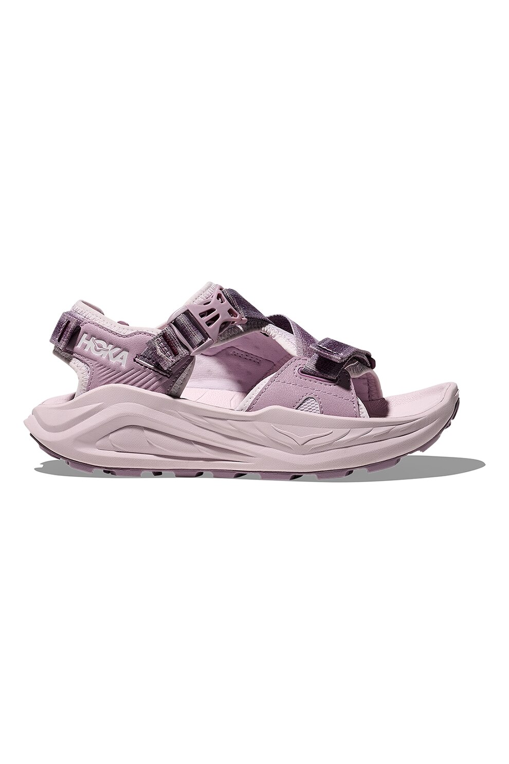 Hoka, Sandale Infini Hike TC cu logo pentru drumetie, Lila, Violet prafuit, 7