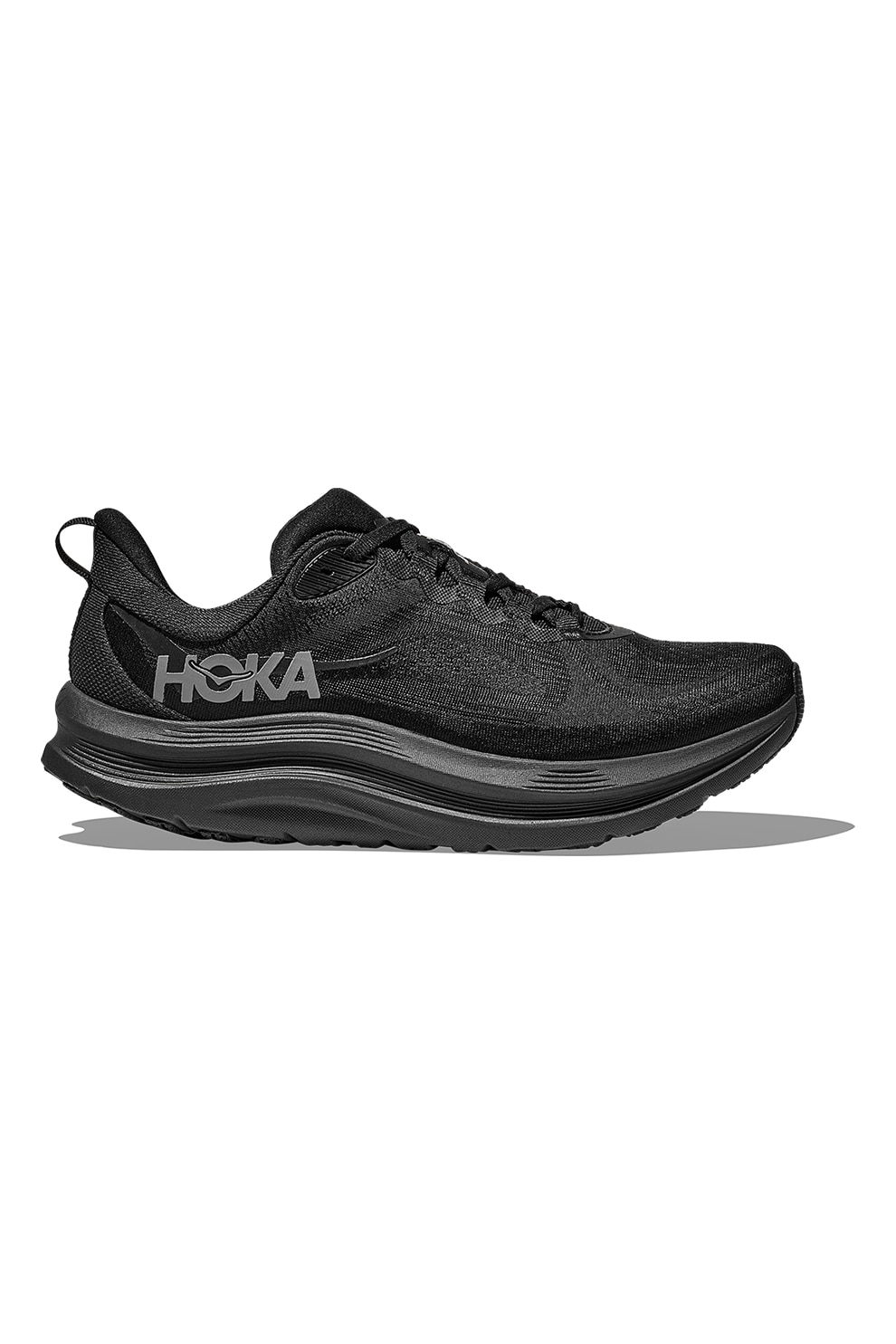 Hoka, Pantofi Kawana 3 din plasa cu detaliu logo, pentru antrenament, Negru, 7.5