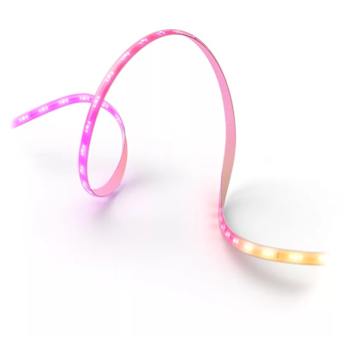 Banda LED Philips Hue Flux, ultra-bright 3m, alb cald