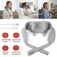 Aparat Profesional de Masaj Electric, Bedee, Functie Caldura, Intensitate Reglabila, Design Ergonomic, Miscari 3D, Portabil, Relaxare Musculara, Amelioreaza Durerea, pentru Spate, Gat, Umeri, Corp, Cervical, Lombar, Picioare, Gri