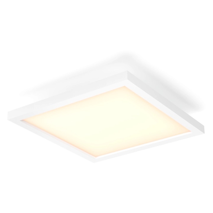 Plafoniera Philips Hue Aurelle Panel SQ S, alb