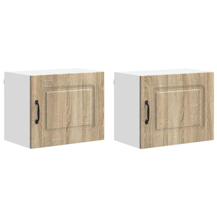 Dulap de bucatarie Kalmar vidaXL, 2 pcs Stejar Sonoma 50 x 31 x 40 cm