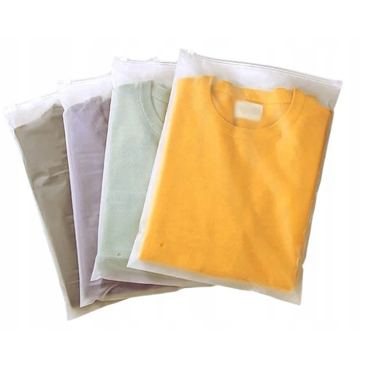 Set Pungi Cu Fermoar, Neopak, Folie Eva Moale, Ideal Pentru Ambalare, Protejeaza Produsul, Usor De Utilizat, Grosime 70 Μm, Mat, Inchidere Fermoar, 18 x 25 cm, Mat, 20 Buc