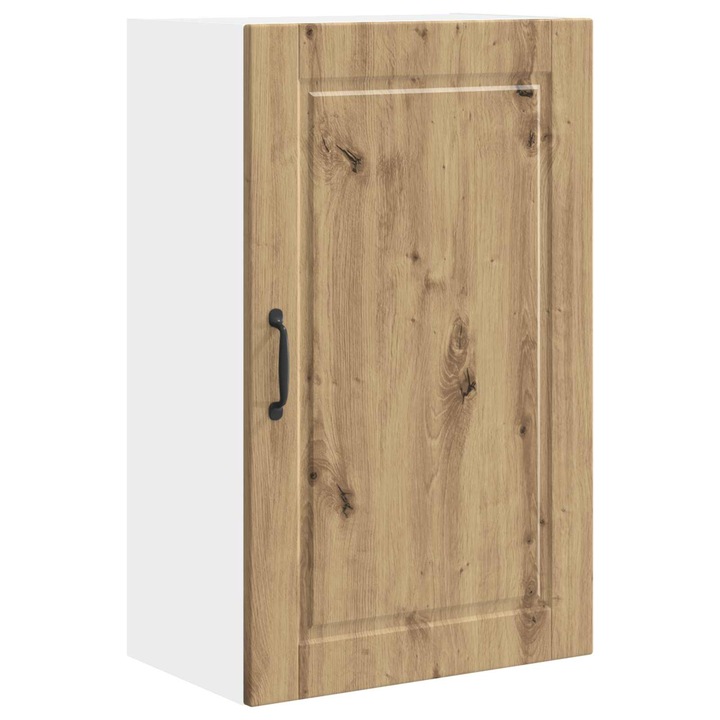 Dulap de bucatarie vidaXL, cu raft Stejar Artizanal 50 x 31 x 80 cm