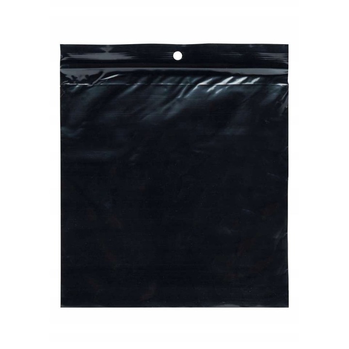 Pungi Zip, Neopak, Set 50 Bucati, Inchidere Cu Fermoar, Material Rezistent LDPE, Grosime 50um, Protectie Contra Prafului Si Umezelii, Ideale Pentru Bijuterii, Monede Si Accesorii, 150x150mm, Negru