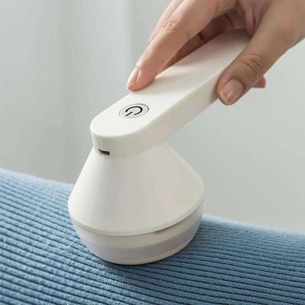 Aspirator de scame portabil, reincarcabil, alb