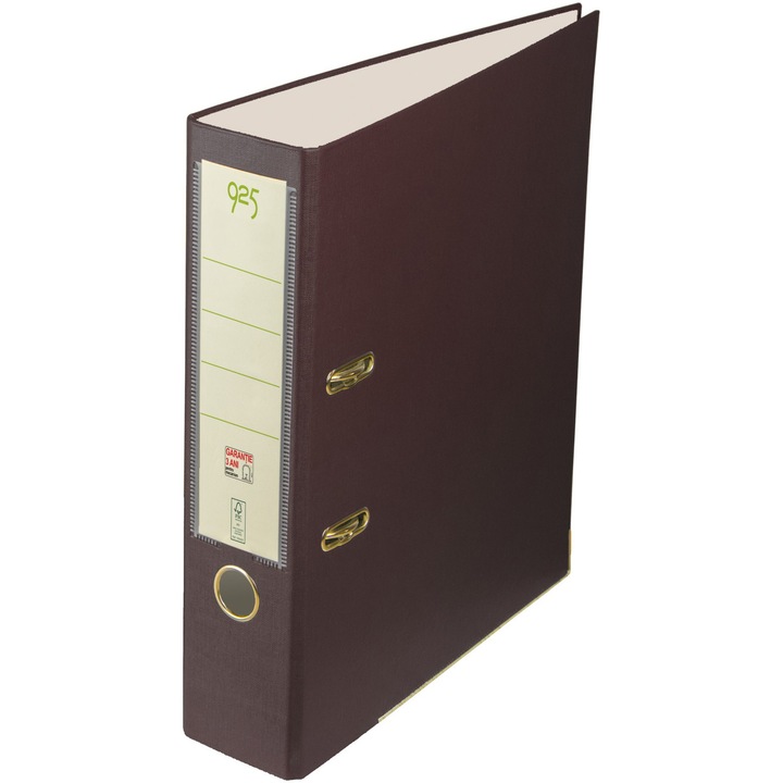 Biblioraft A4 PP 80 mm, Negru, 3buc/set