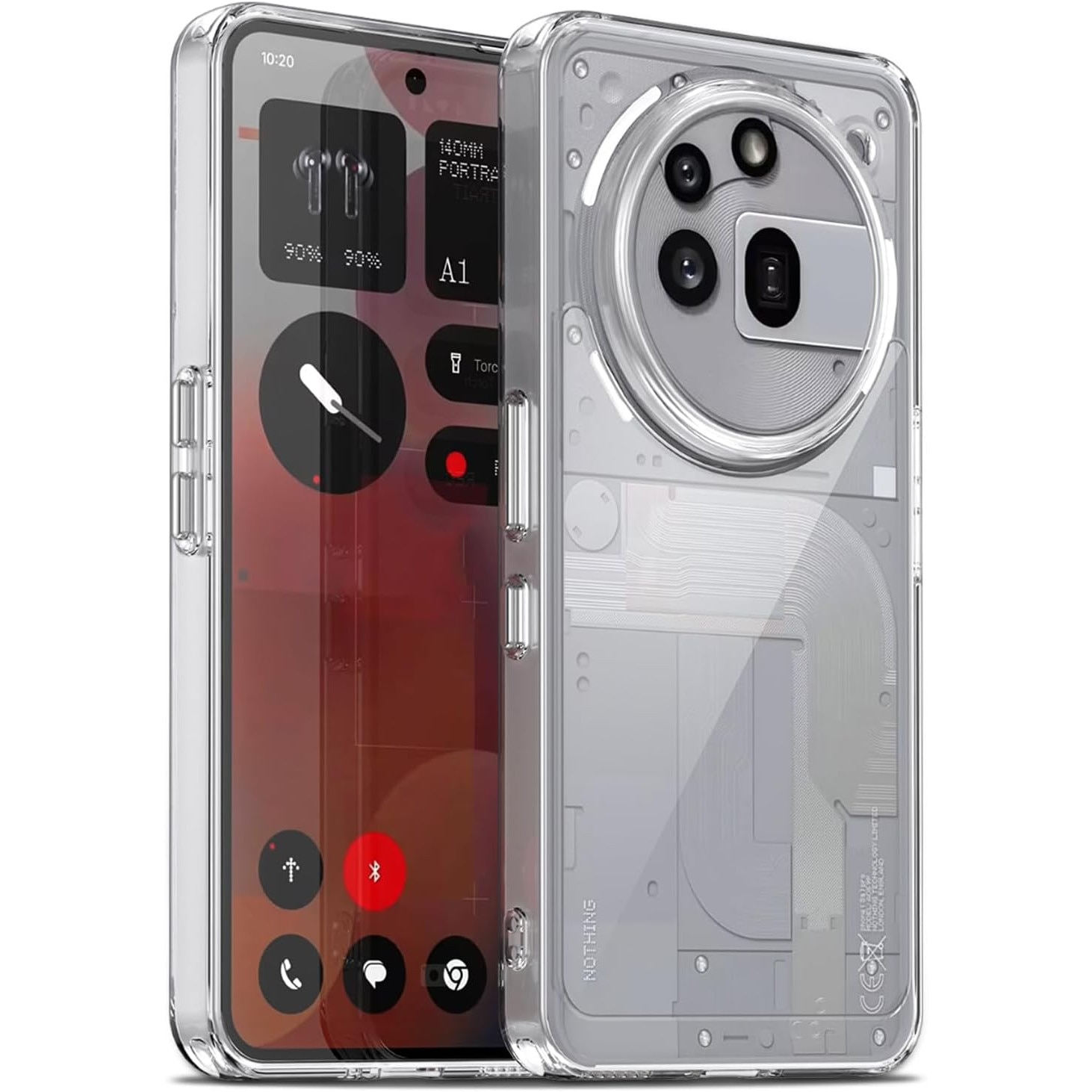 BestCase® Husa Clear Silicon pentru Nothing Phone (3a) Pro, Transparent