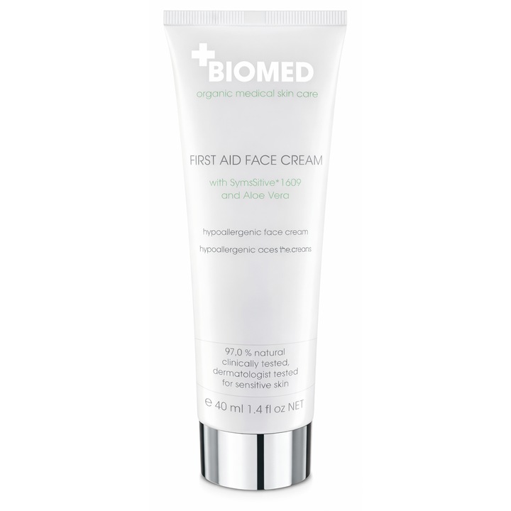 Biomed First Aid arckrém, 40 ml, bio, regeneráló, krém, unisex