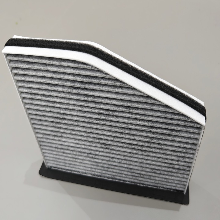 Aktívszén utastérszűrő, kompatibilis Audi A3, Q3, S3, ŠKODA és Volkswagen modellekhez, 21.5x5.8x28.7 cm