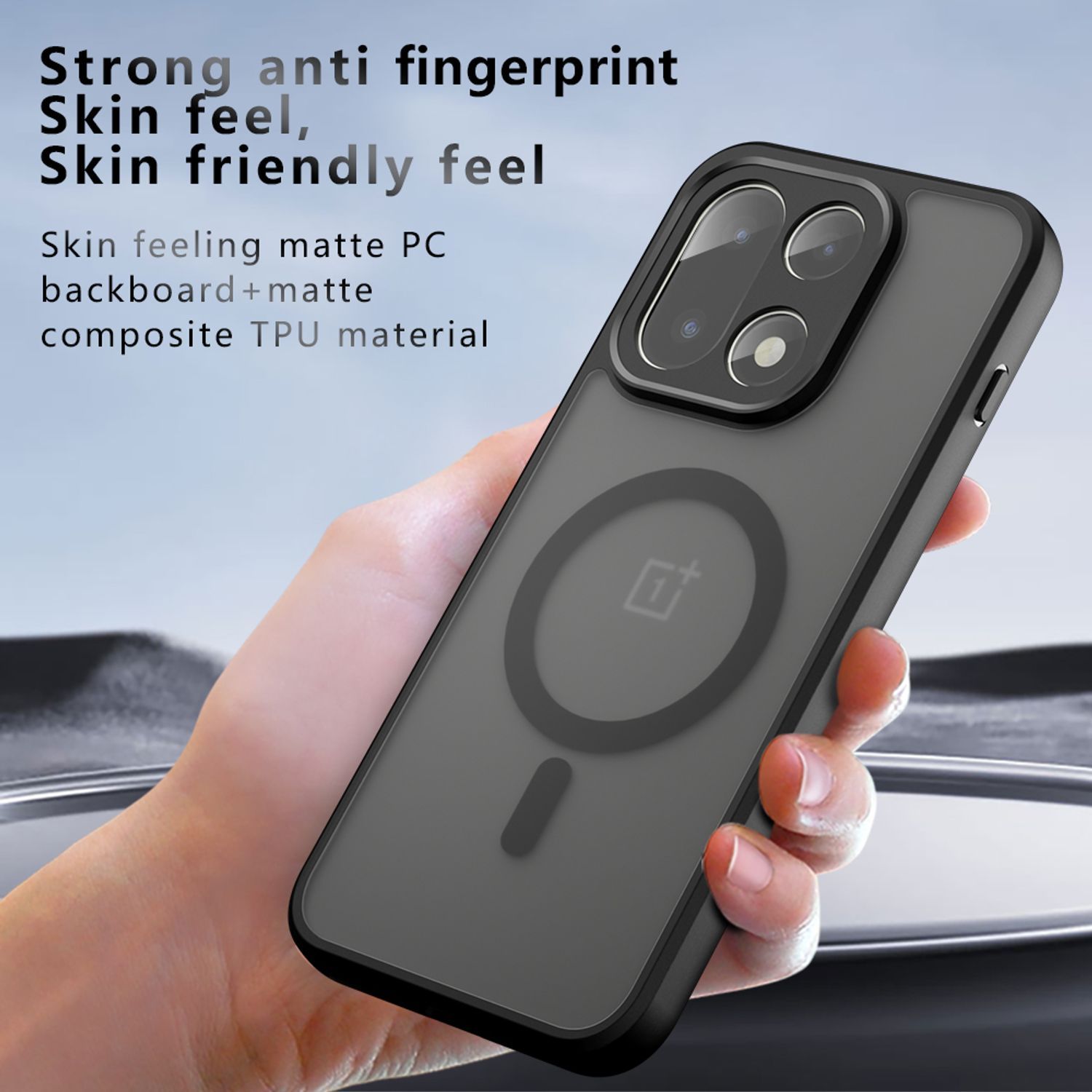 Husa pentru oneplus 15, Compatibila MagSafe, Anti-Shock Protection, TPU, negru