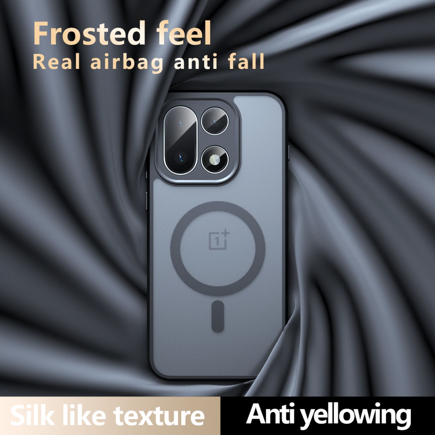 Husa pentru oneplus 15, Compatibila MagSafe, Anti-Shock Protection, TPU, negru