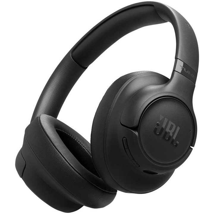 Слушалки Over-ear JBL Tune 730BT, Pure Bass Sound, Bluetooth 6.0, Multi-Point свързване, Автономност 76 часа, Черен