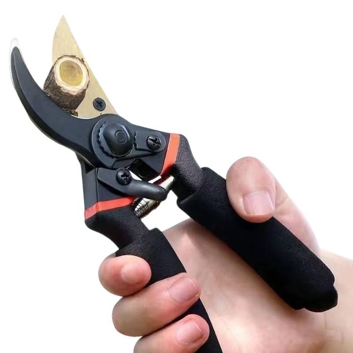 Foarfeci gradinarit, tip cu protectie pentru mana, pentru taiere ramuri de gradina si fructe, unelte profesionale