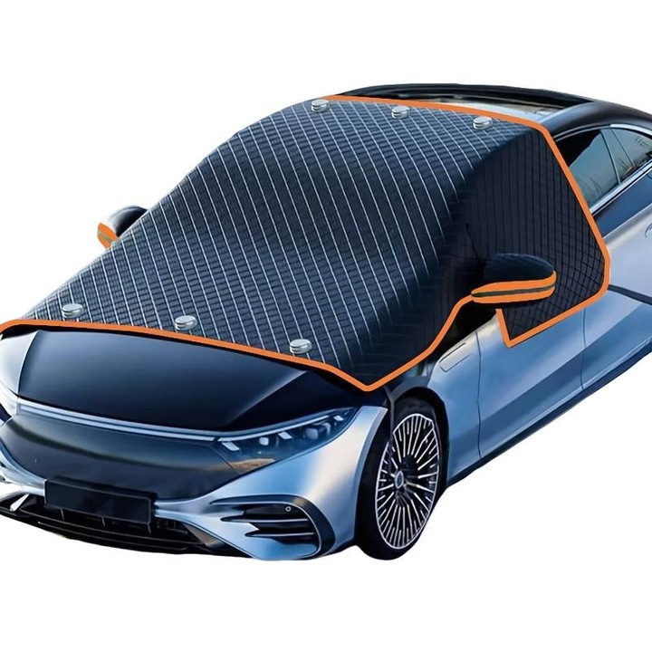 Husa auto, protectie parbriz, material Oxford, fixare magnetica, 250x110cm