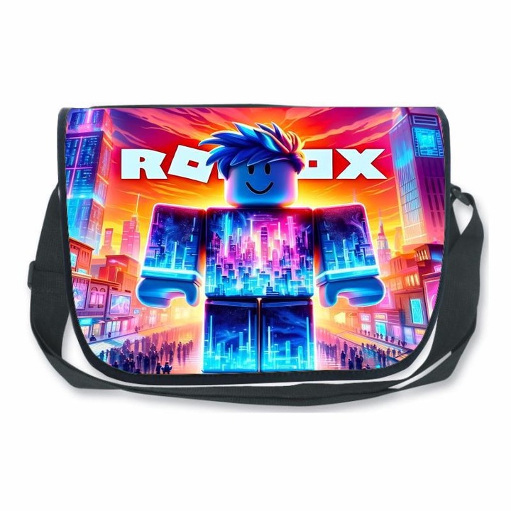 ROBLOX válltáska, nagy kapacitású, ergonomikus kialakítású, sokszínű, gyerekeknek és tinédzsereknek