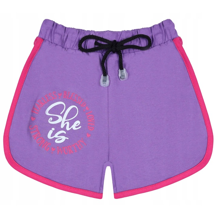 MODKIDS rövidnadrág, derékrész, Sötét mályvaszín