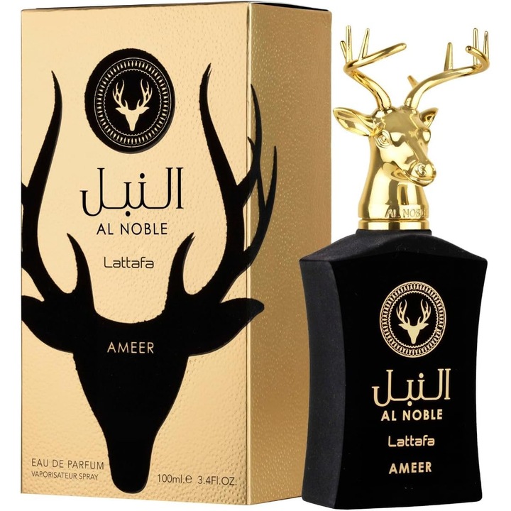 Al Haramain Al Noble Ameer 100 ml - Apa de parfum fara alcool, aroma unisex orientala eleganta