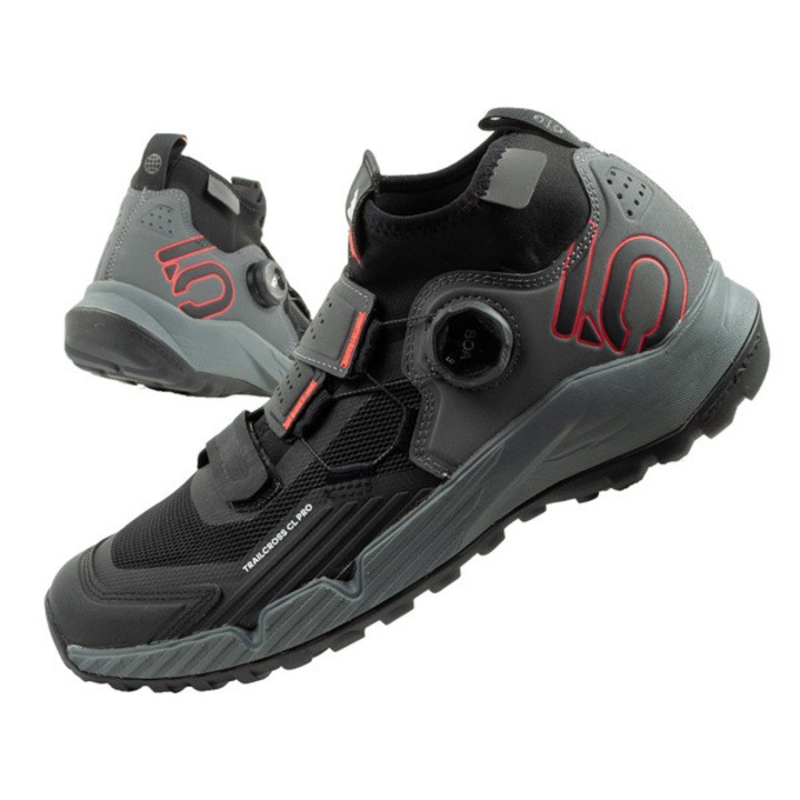 Pantofi de ciclism Adidas Five Ten 5.10 Trailcross Pro Clip-In BOA 36, Negru
