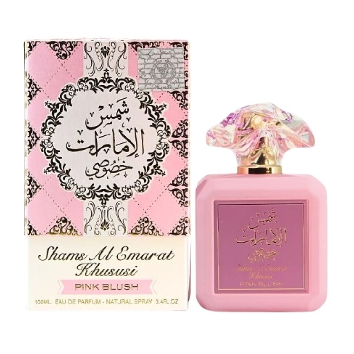 Ard Al Zaafaran Shams Al Emarat Khususi Pink Blush Eau de Parfum, 100 ml