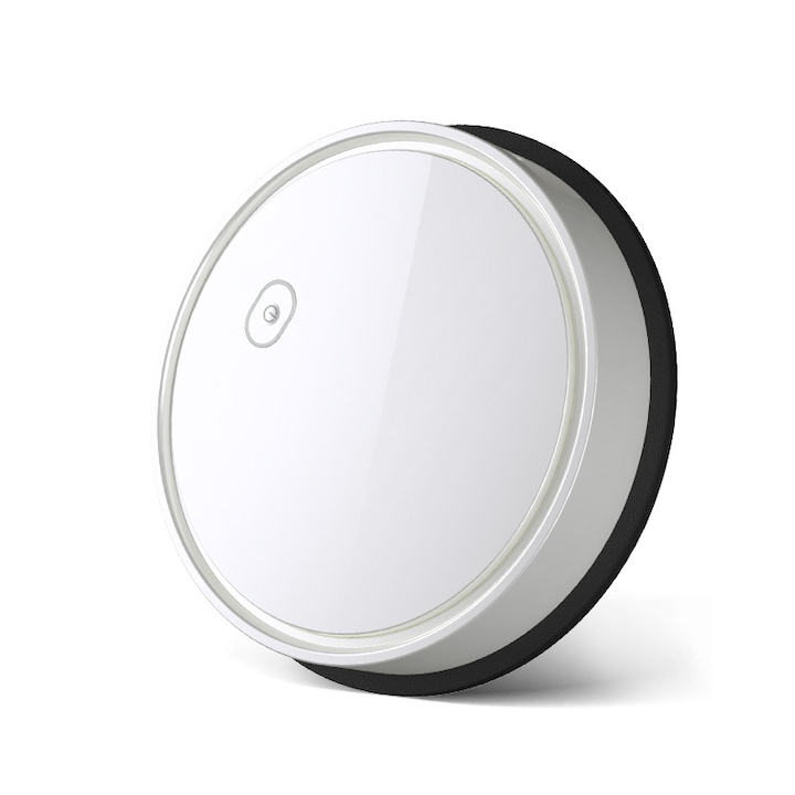 Прахосмукачка робот, 1500 mAh, 90 минути, бял, ултра-тънък дизайн