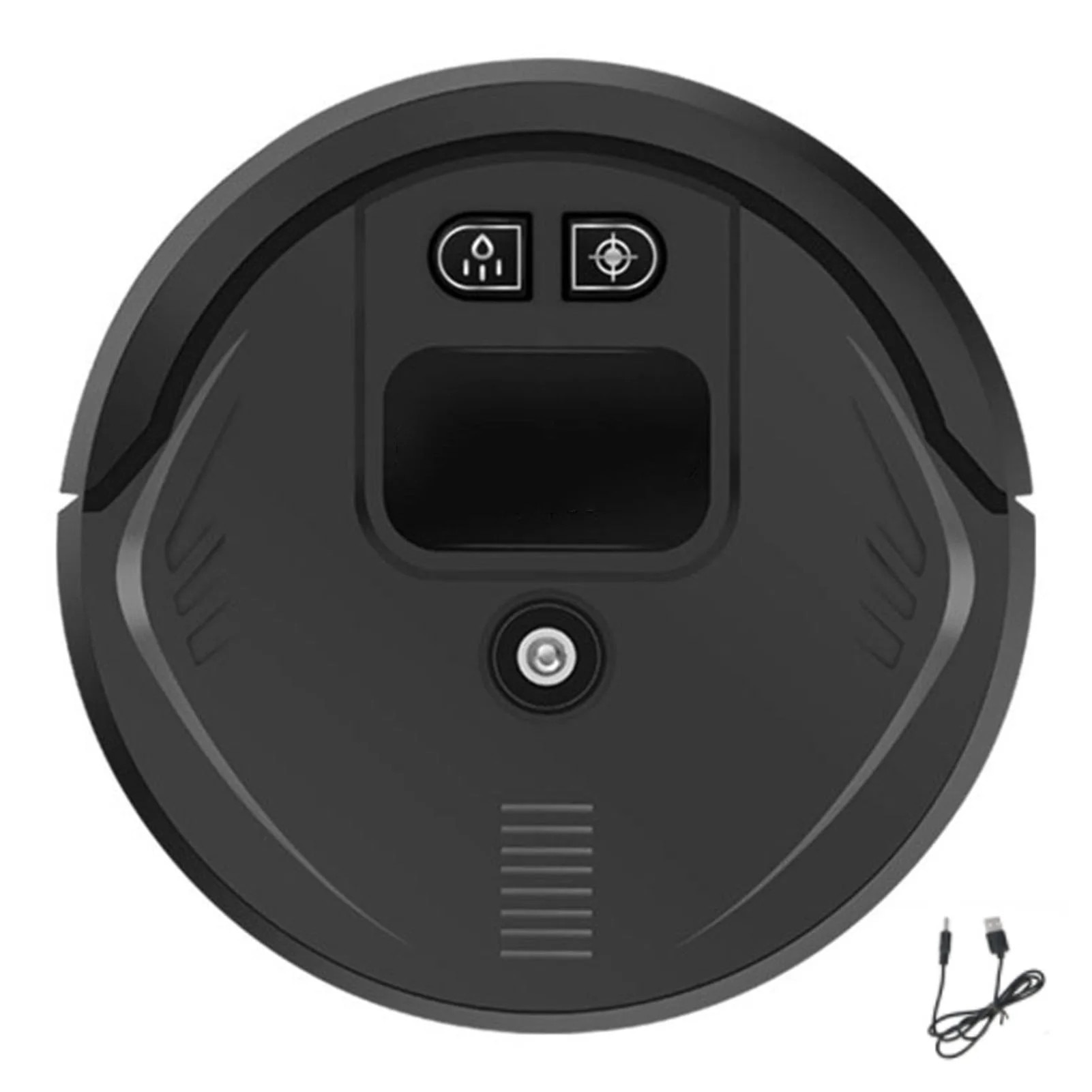Aspirator robot automat, umidificator, curatare umeda si uscata, pentru acasa, 90-120mp, plastic reutilizabil