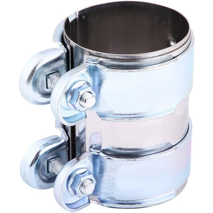 Kipufogócső bilincs, 2.5 inch, alumínium