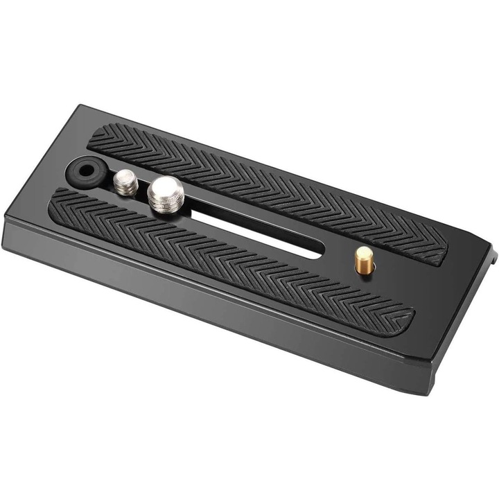 Suport cu eliberare rapida pentru Manfrotto 501HDV 503HDV 701HDV MH055M0Q5 - suruburi de montare de 1/4" si 3/8"