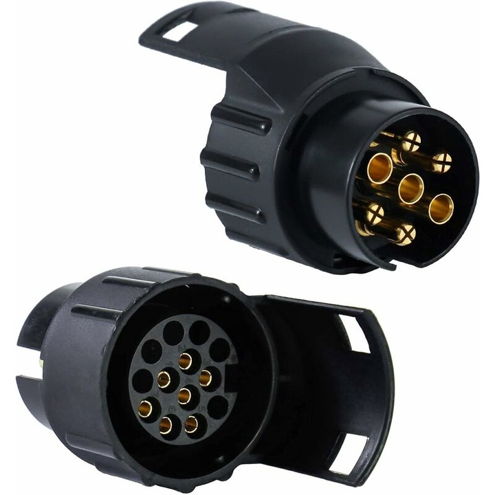 Adaptor remorca 13 la 7 pini, pentru vehicule comerciale, impermeabil, set
