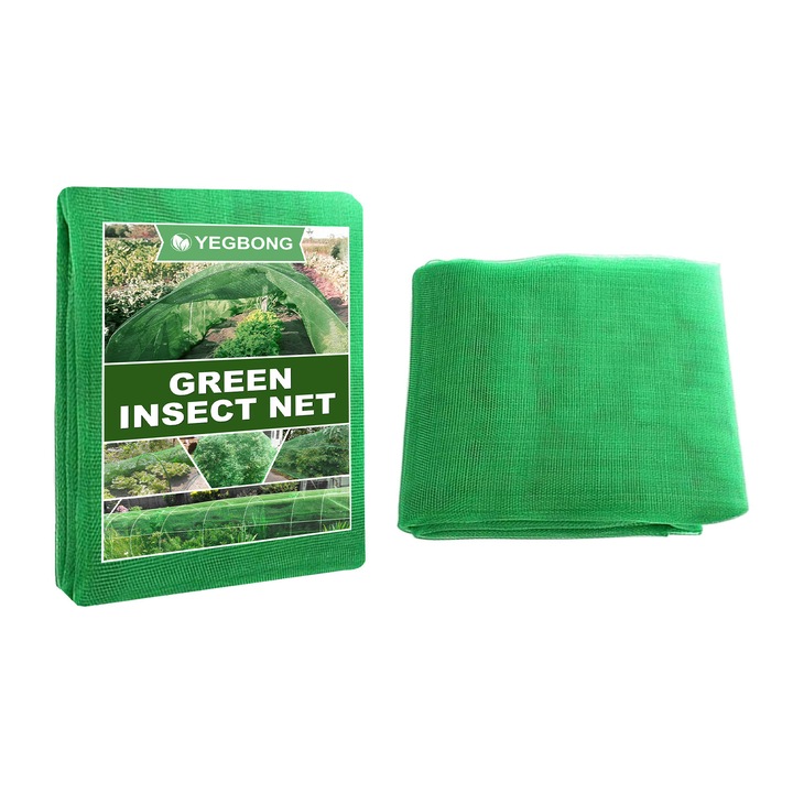 Plasa insecte pentru gradina Yegbong, 2x5 metri, verde, rezistenta la intemperii