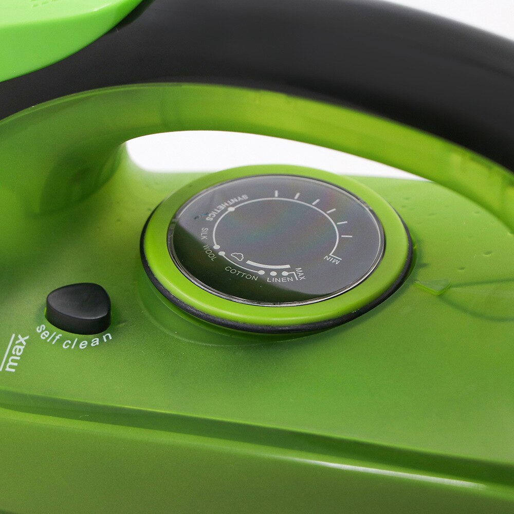 Fier de calcat cu abur, verde, 2400W, capacitate 350ml, set cordat si fara fir