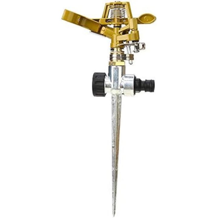 360 fokban forgó szórófej, kerti öntöző készlet, állítható, rozsdamentes acél, változó méretek