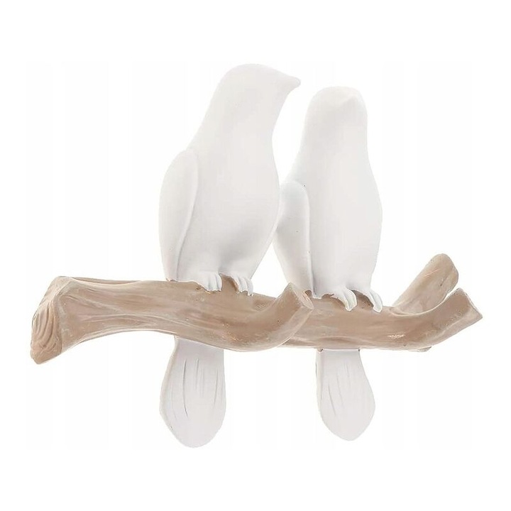 Cuiere decorative, design pasare, material cauciuc ecologic, rezistent la apa, set cu 2 suporturi