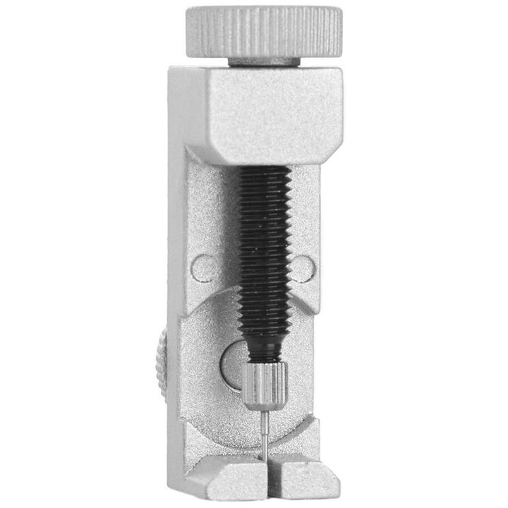 Set unelte pentru repararea ceasurilor, instrument de ajustare a bratarilor, 4 pini de rezerva, metalic