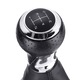 Bőr váltógomb 5 sebességes, Audi A3 A4 Q5 S3 S4 A4 B5 A4 B6 A4 B7 A6 C5 modellekhez, ergonomikus kialakítás, ABS, könnyen telepíthető