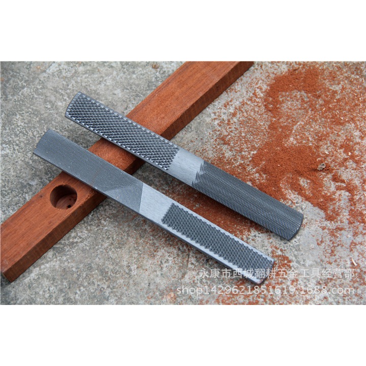 Raspa pentru lemn cu 4 functii, 20cm, carbon, cu geanta de unelte mare