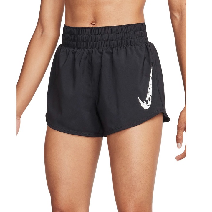 Női futó rövidnadrág Nike Dri-FIT One-Fekete/Fehér-L